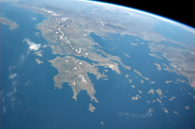Greece from above